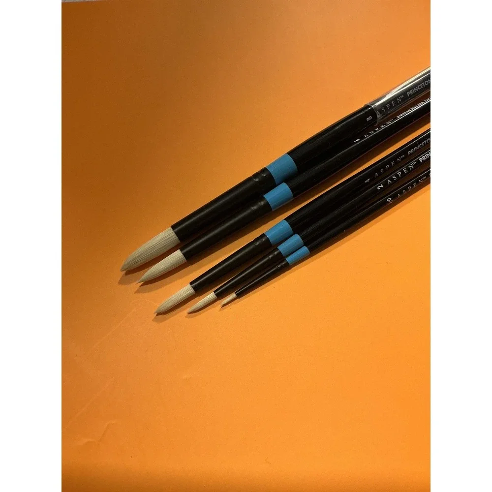 Princeton Aspen Oil Paint Brushes Sets Assorted Sizes Round
